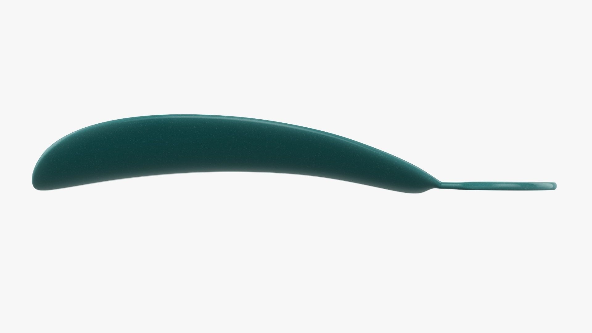 Shoehorn small plastic with hole 3D model_2