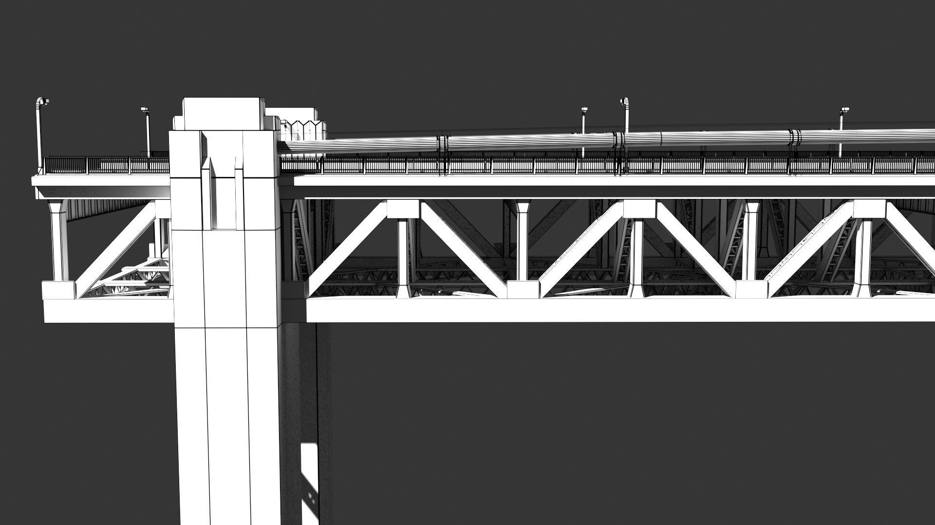 Golden Gate Bridge 3D model_20