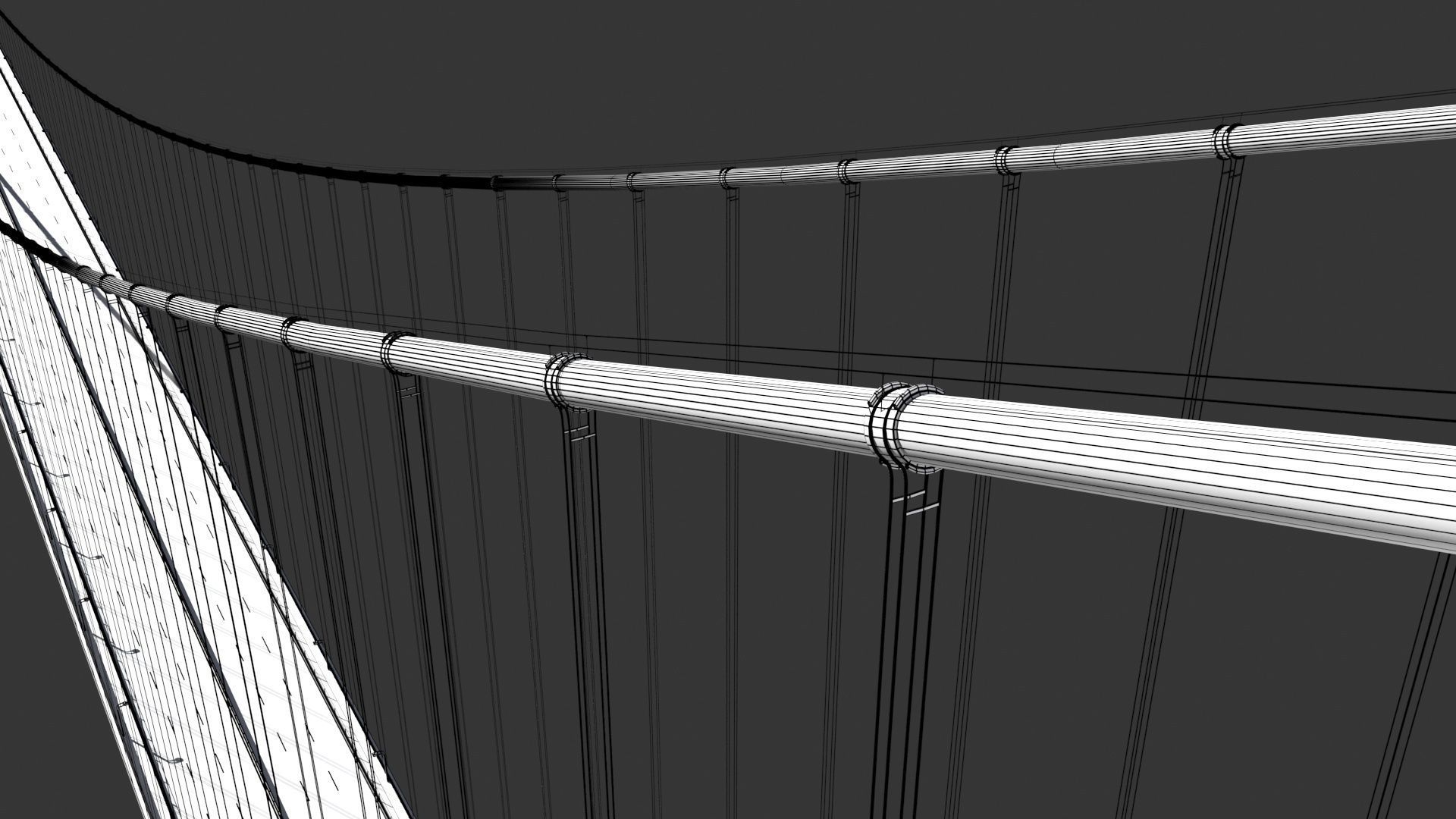 Golden Gate Bridge 3D model_12
