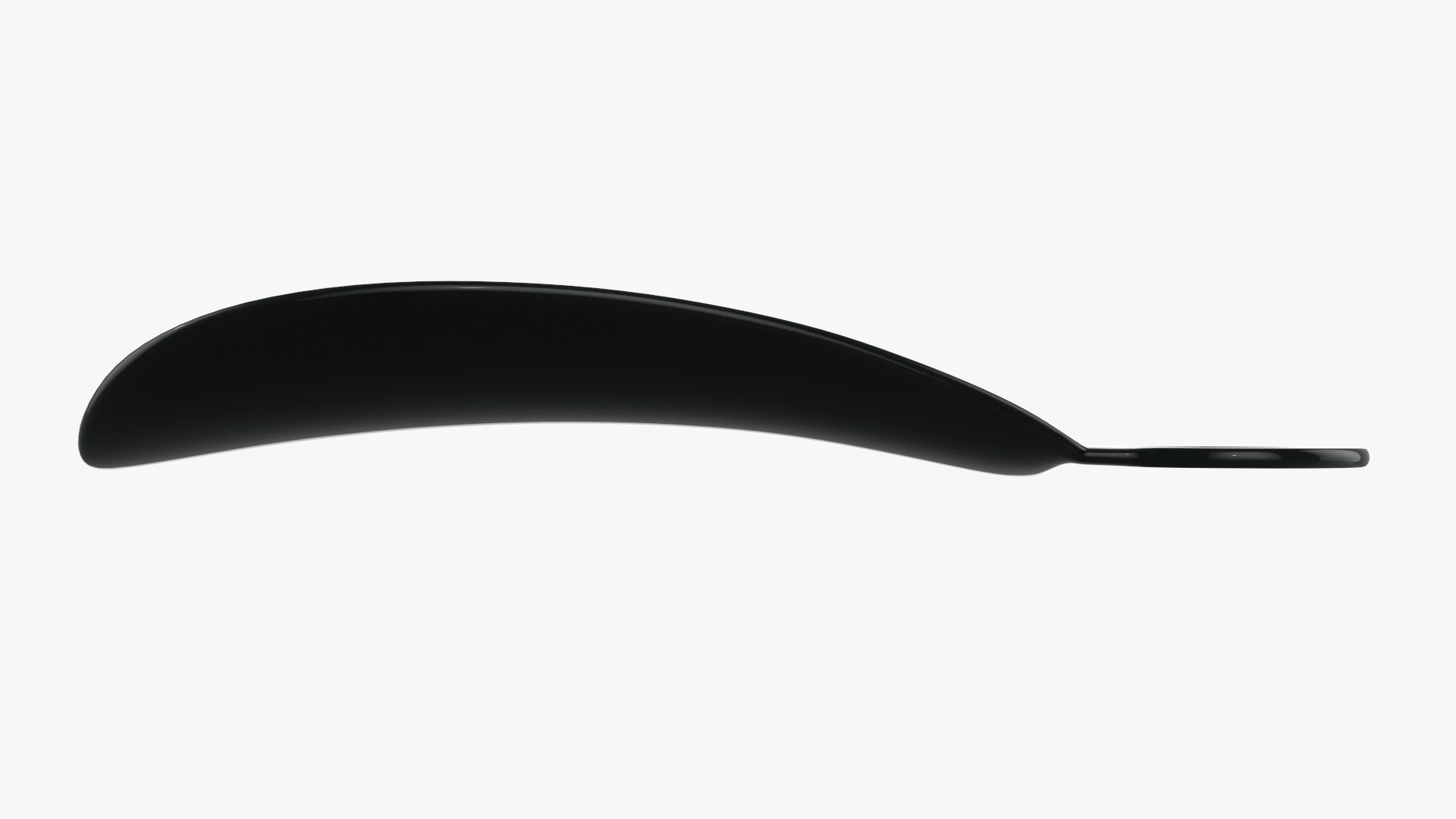 Shoehorn small plastic with hole v2 3D model_2