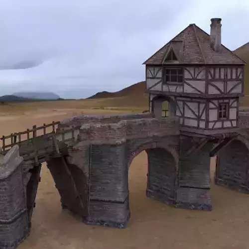 Norsca Bridge in 3ds obj and fbx formats