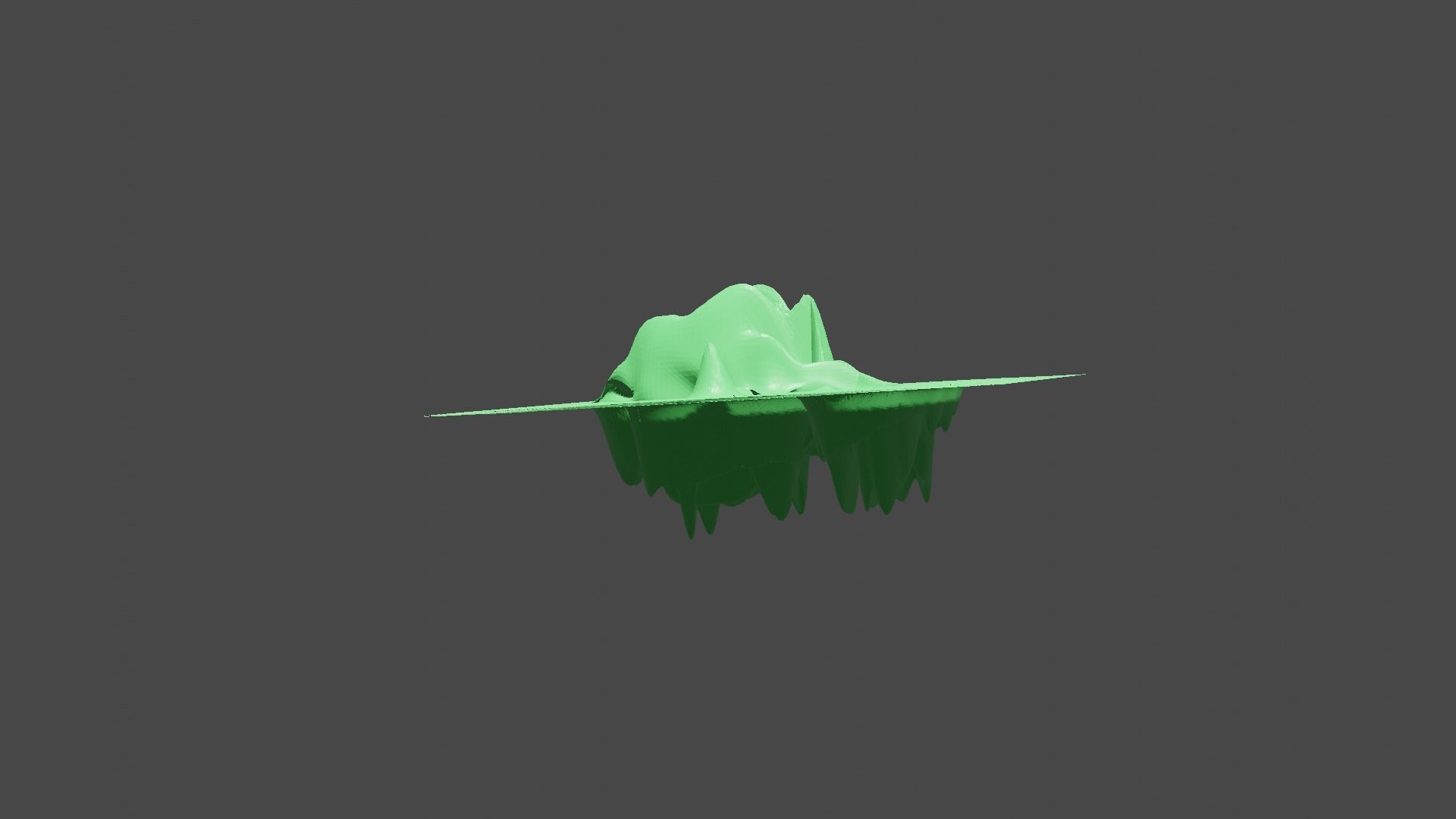 Mountain are beauty of games Low-poly 3D model_1