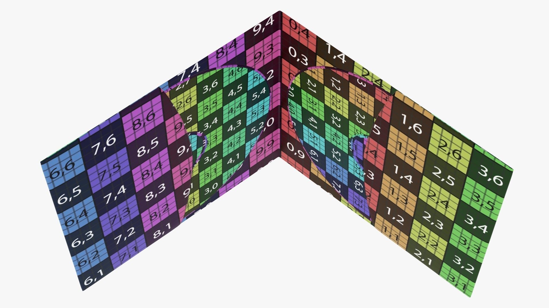 DVD in a paper brochure 3D model_12