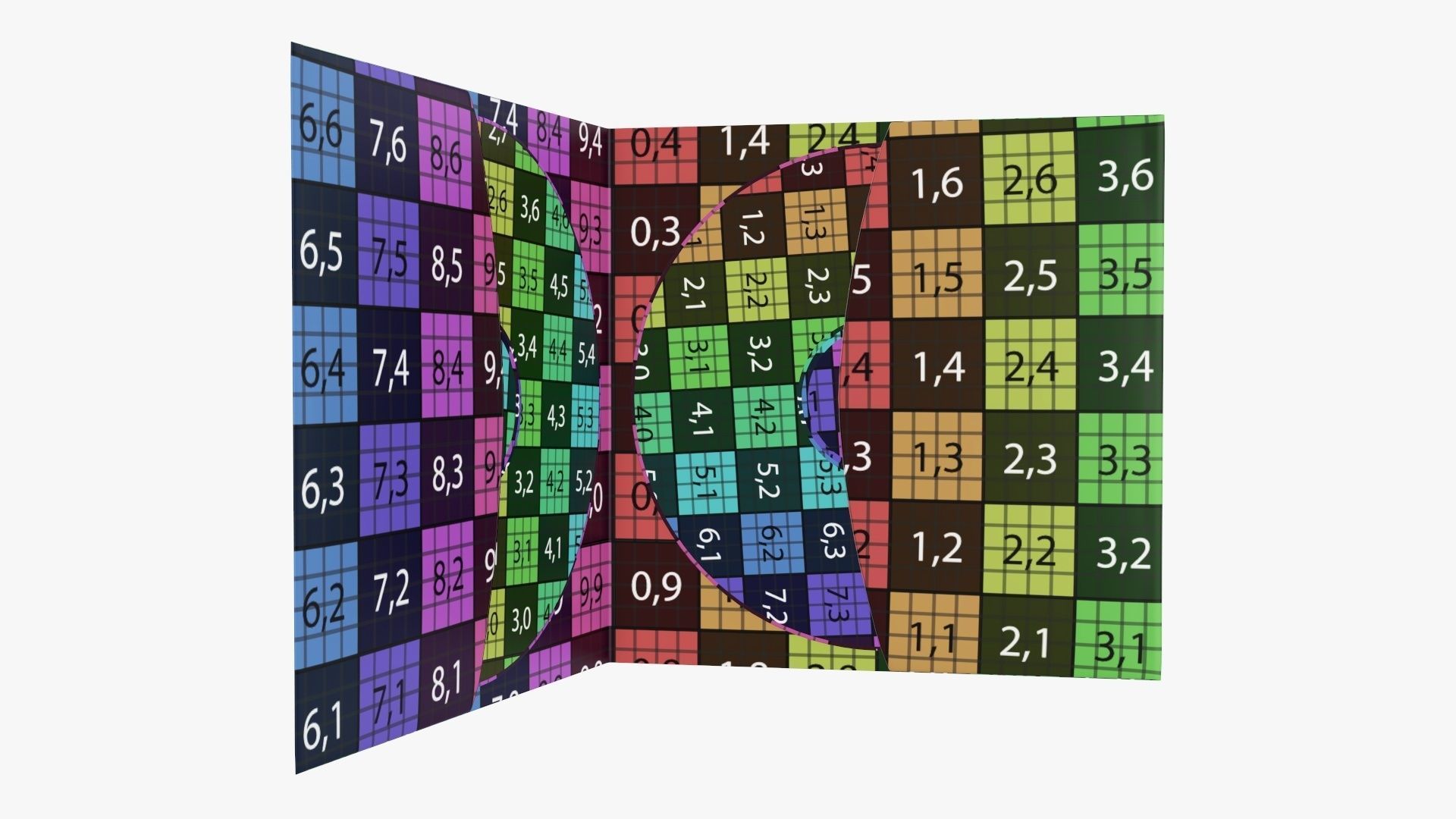 DVD in a paper brochure 3D model_11