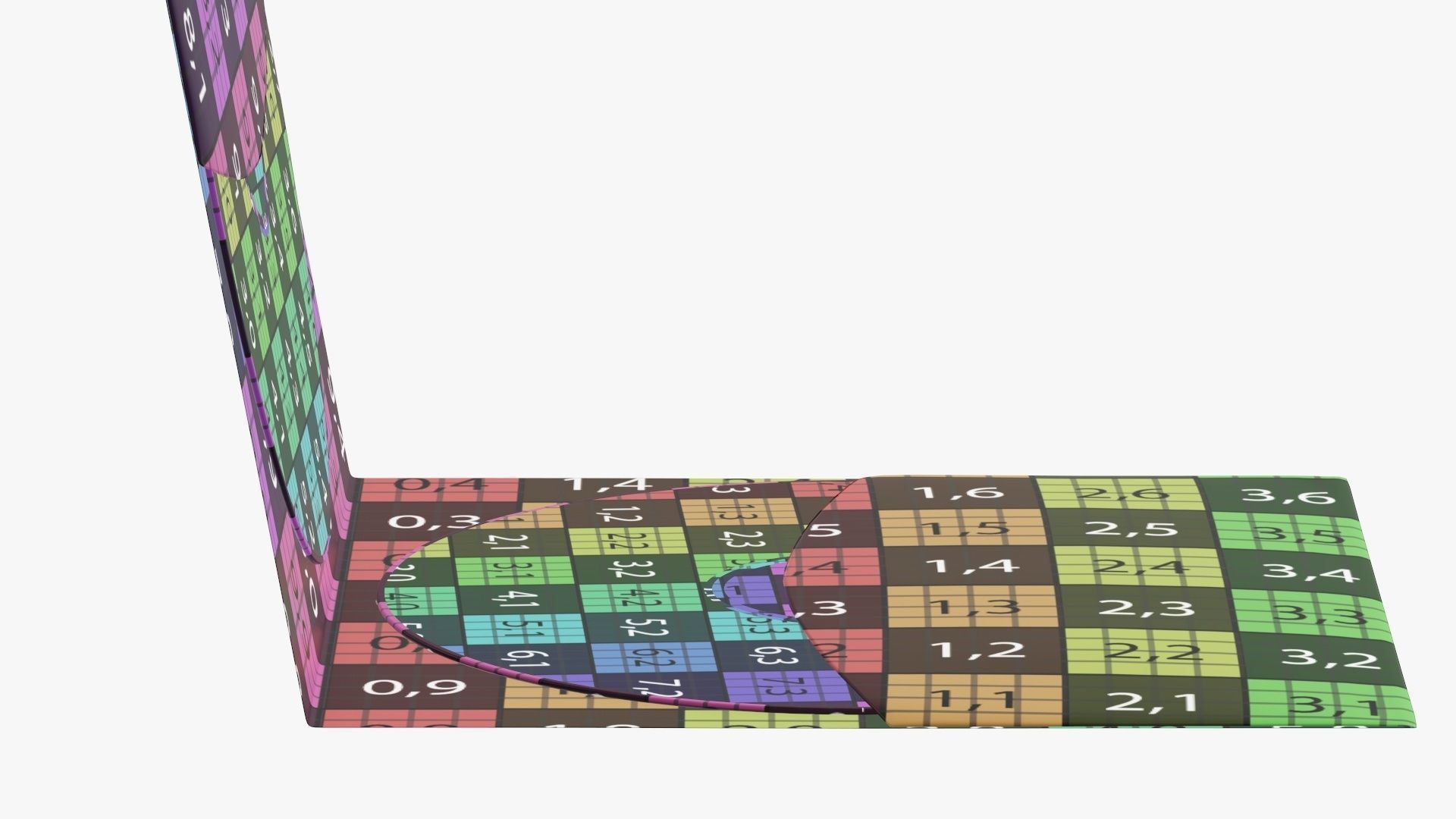 DVD in a paper brochure 3D model_13