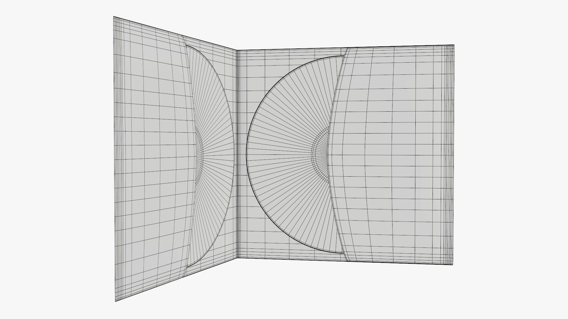 DVD in a paper brochure 3D model_6