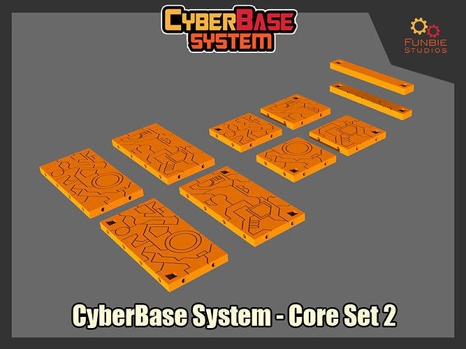 CyberBase System Core Set 2 Free 3D print model
