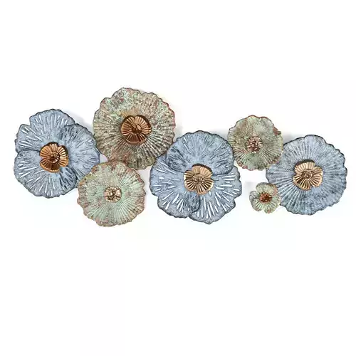 Multi-color Flower Wall Art