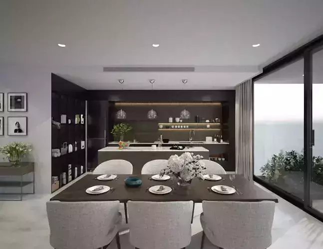 Kitchen - Dining Area