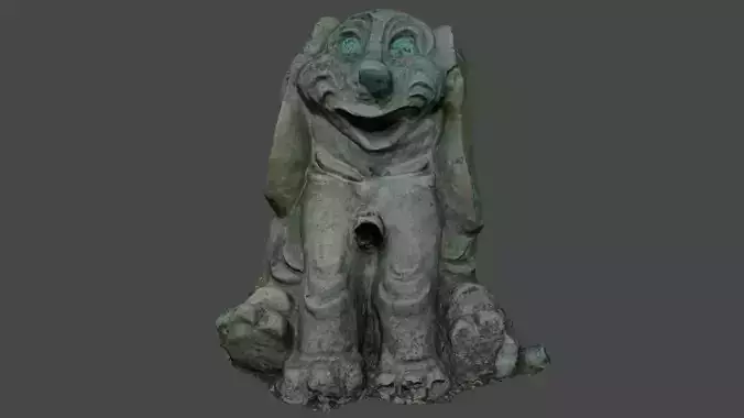 Puppy statue