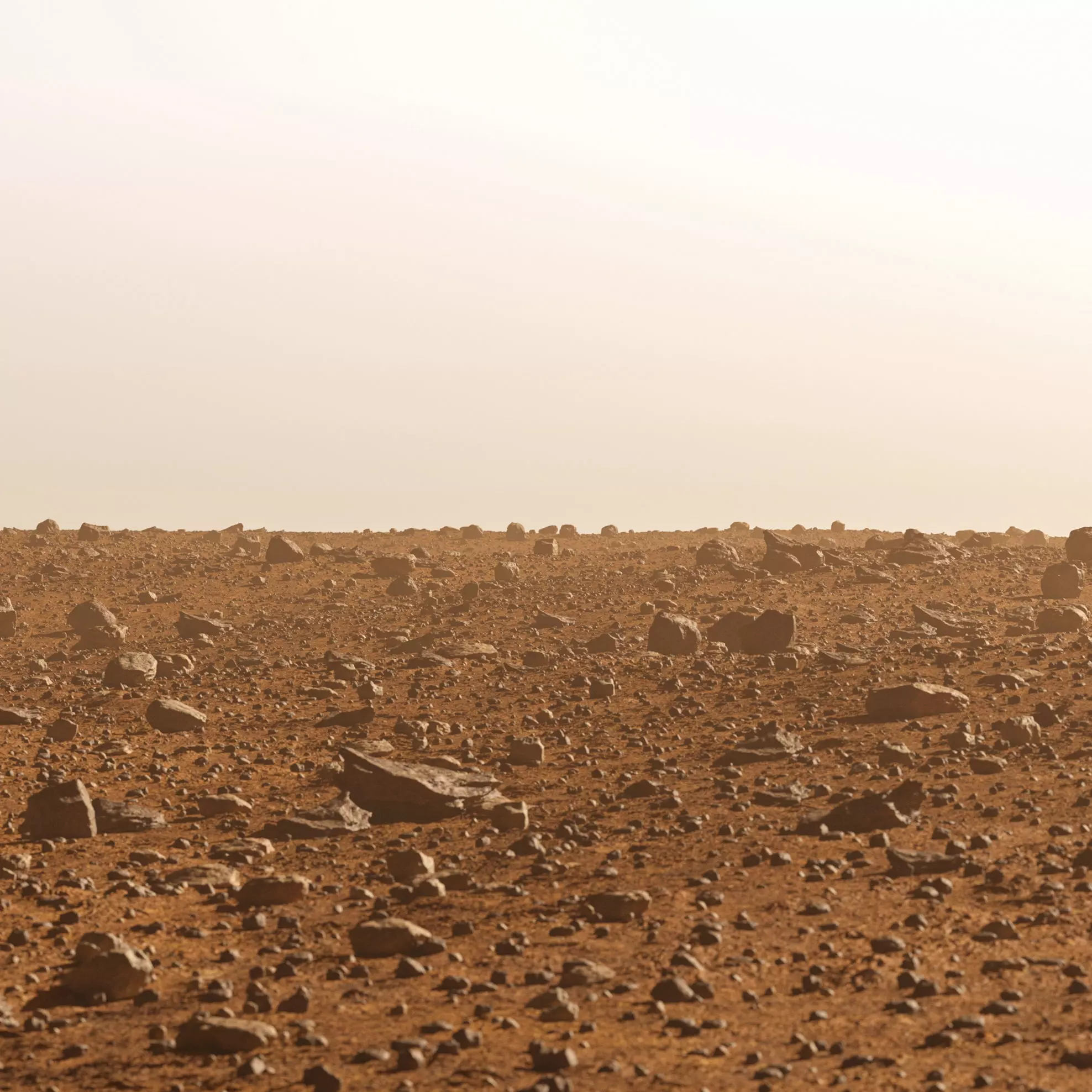 Mars surface 3D model