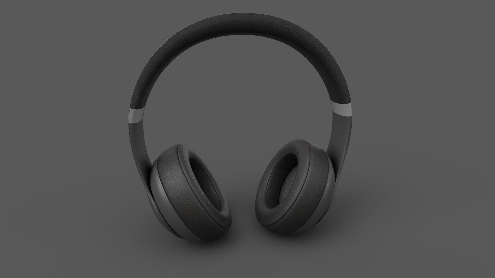 On-Ear Headphones Low-poly 3D model_4