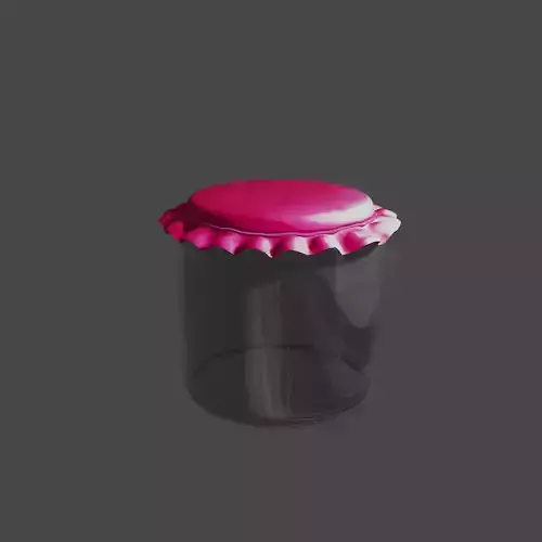 Simple Bottle 3D model