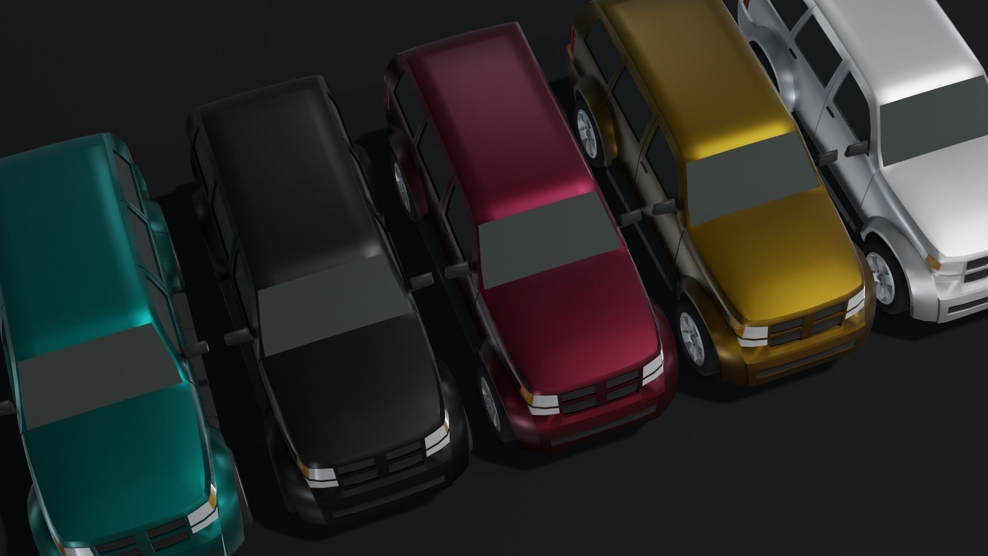 Off-Road Car Generic Low-poly 3D model_12