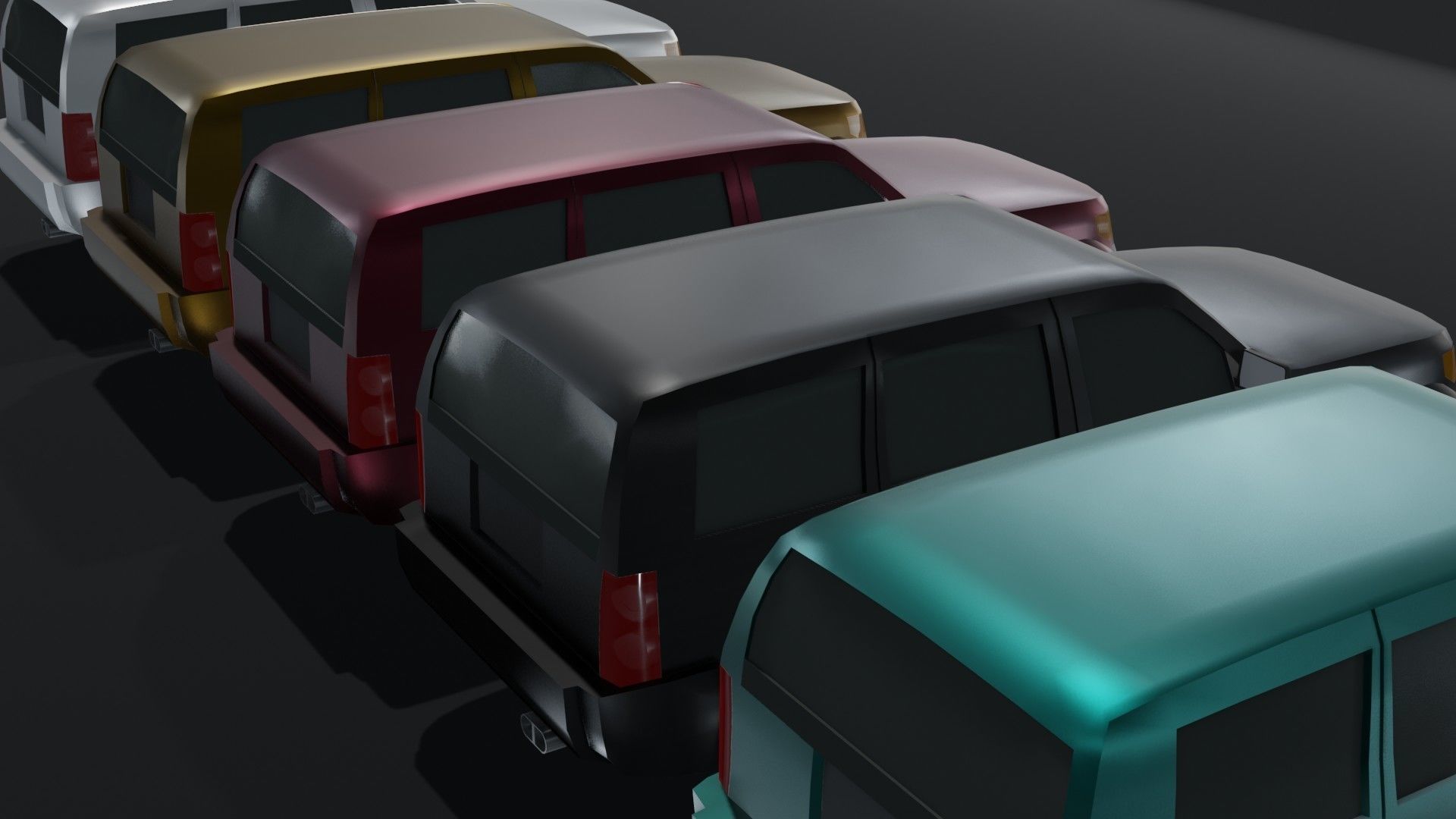 Off-Road Car Generic Low-poly 3D model_10