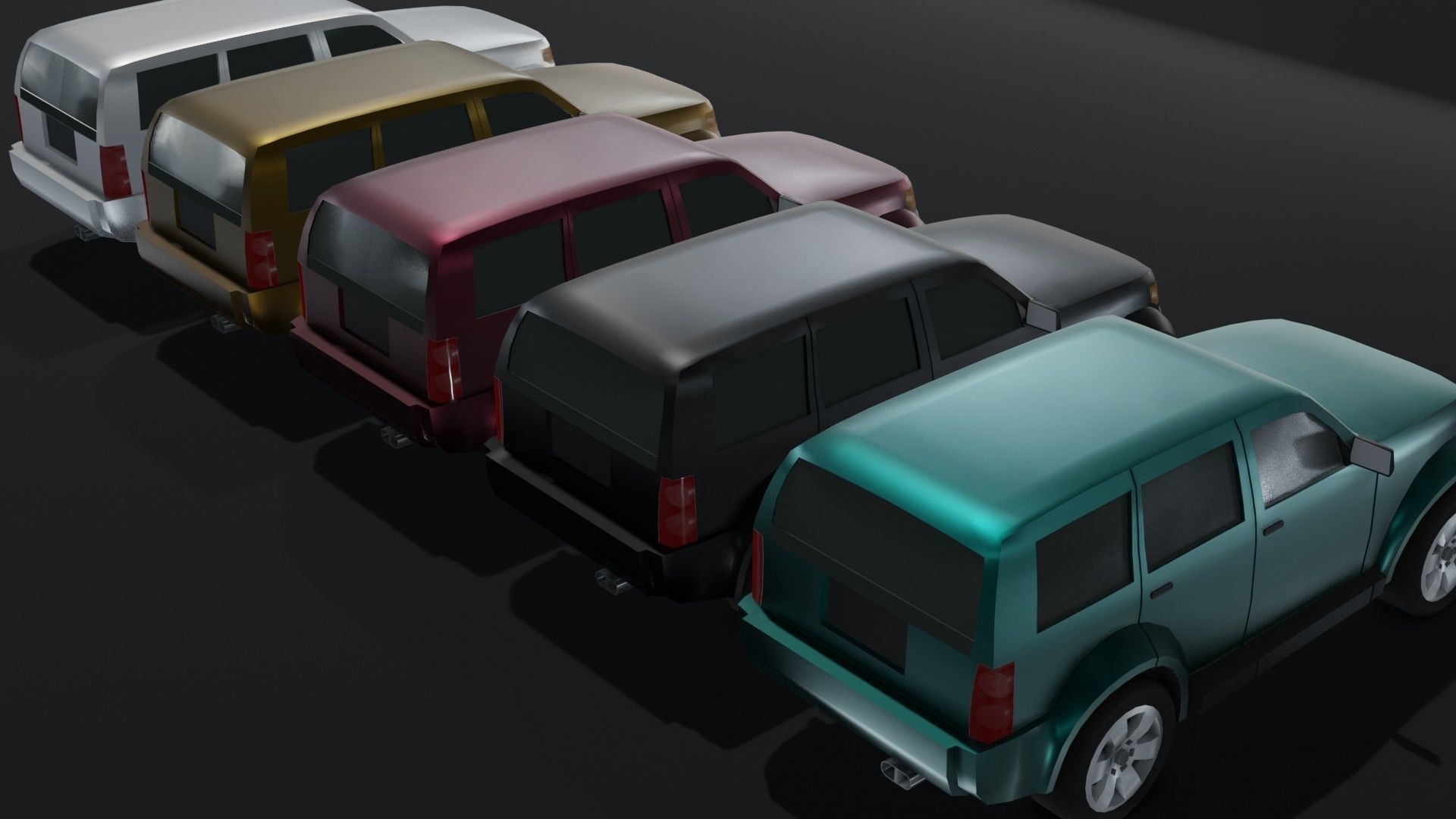 Off-Road Car Generic Low-poly 3D model_6