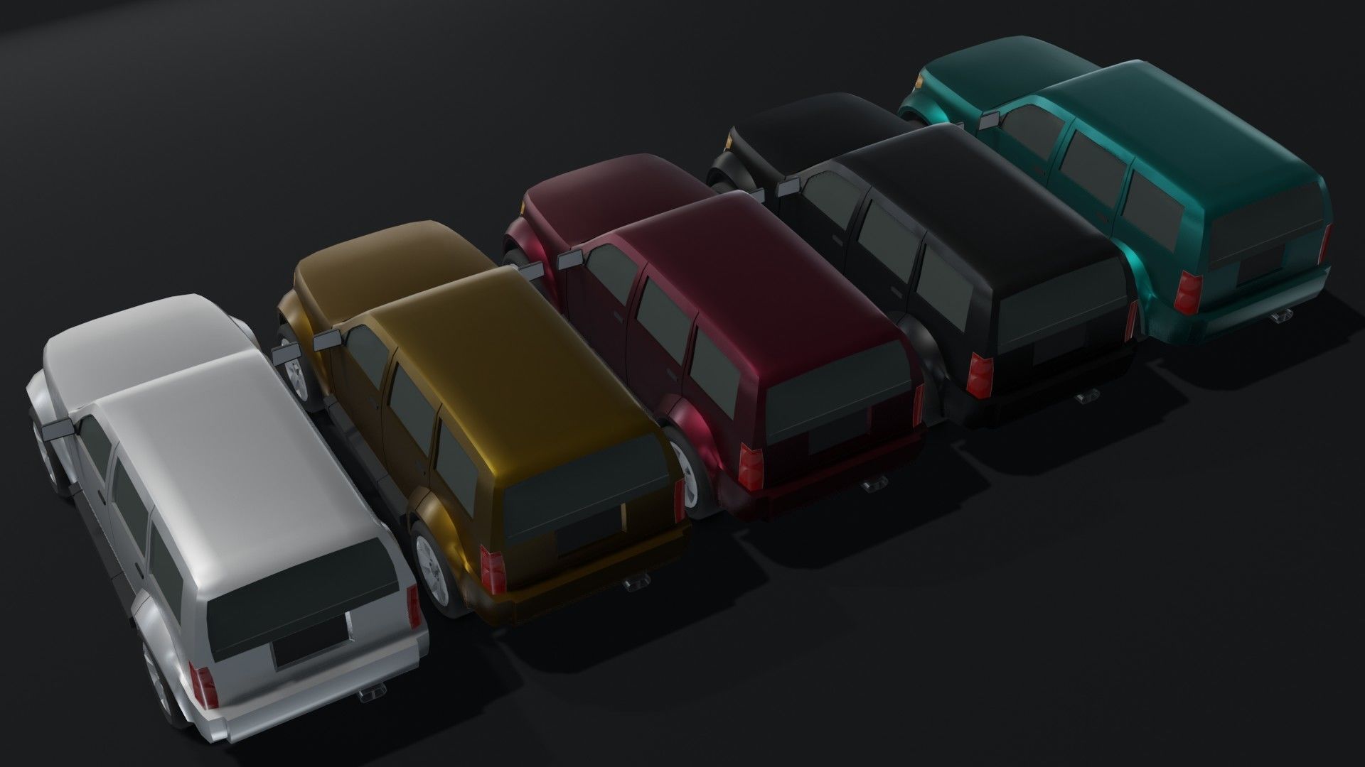 Off-Road Car Generic Low-poly 3D model_7