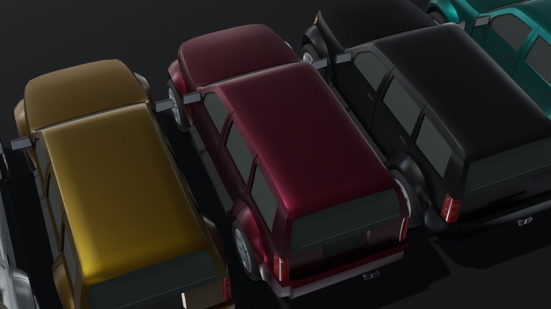 Off-Road Car Generic Low-poly 3D model_13