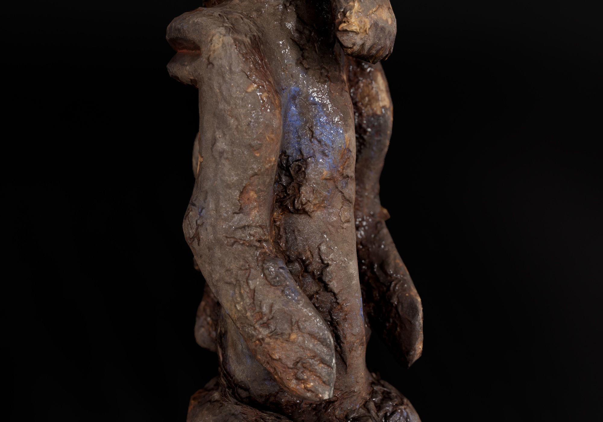 Decoration - African Statue 05 -  Low-poly 3D model_31