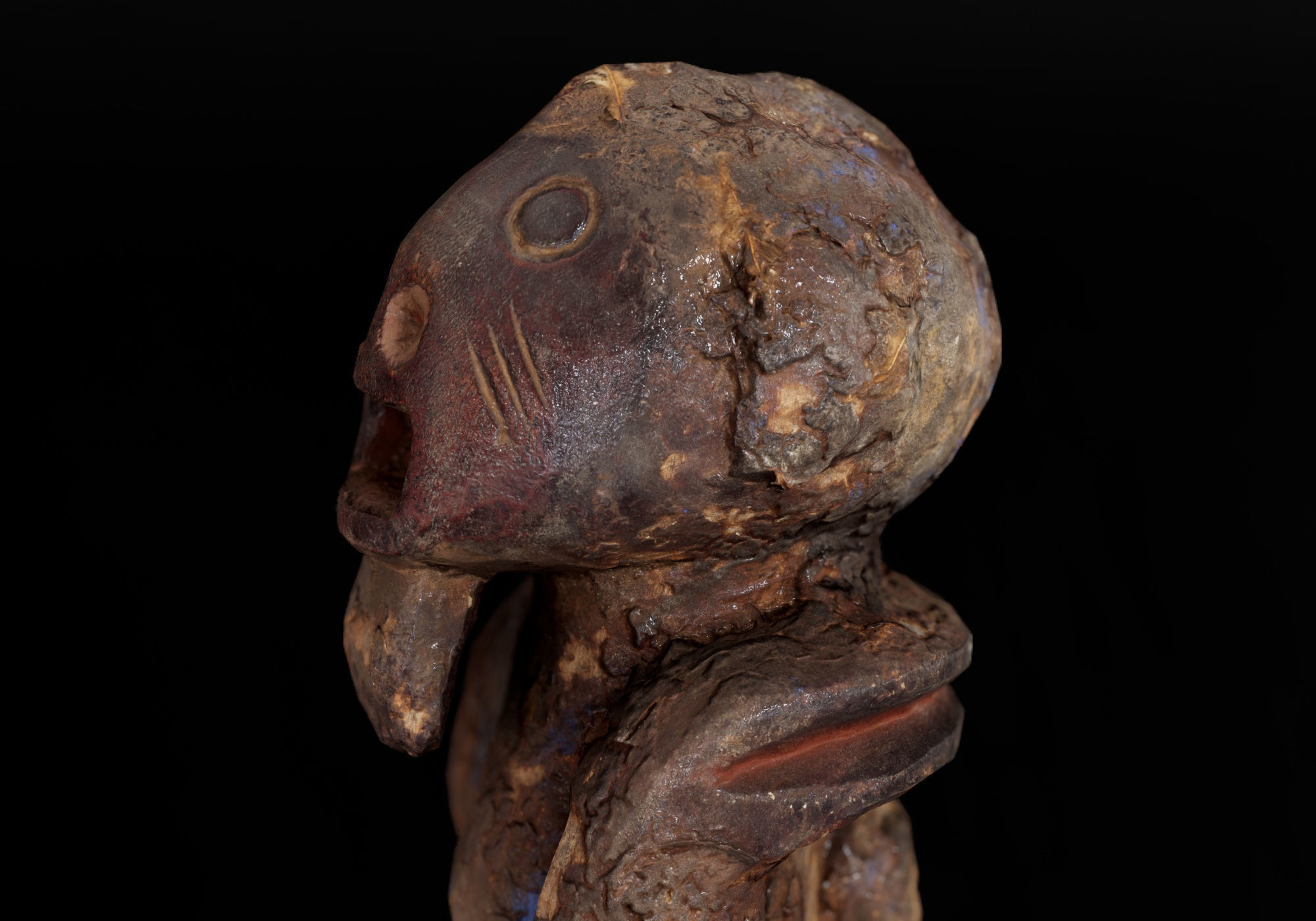 Decoration - African Statue 05 -  Low-poly 3D model_27