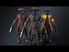 Cyber samurai - sci fi characters 3D Model Collection_3