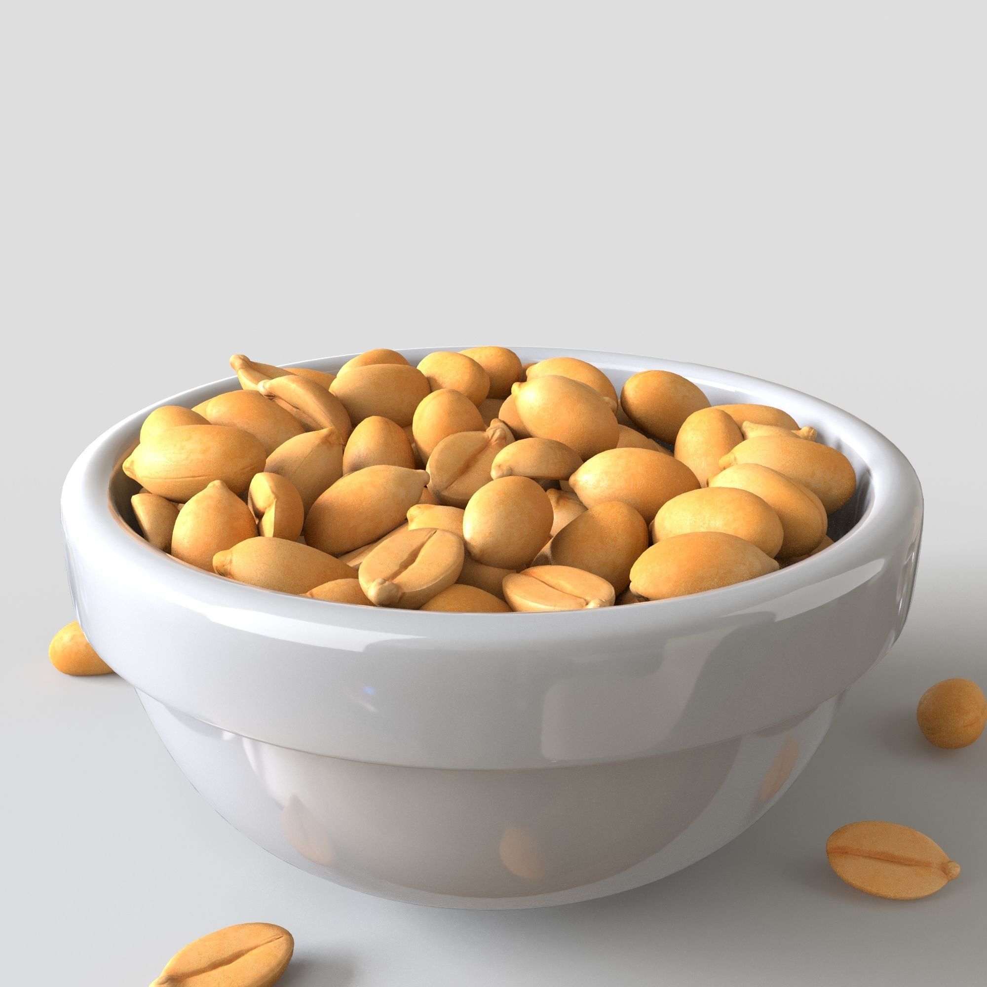 Peanut 3D model_3