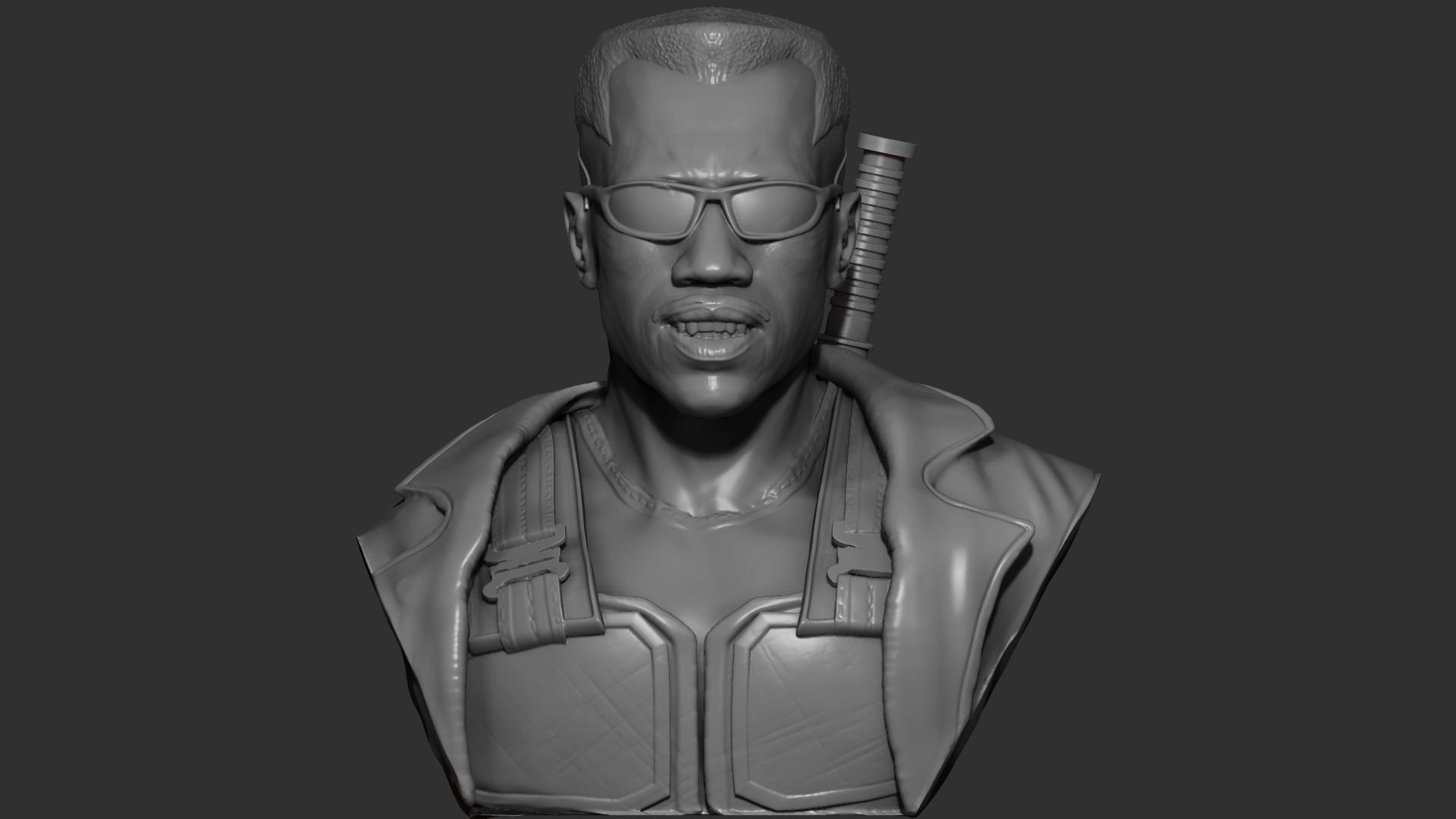 Bust Blade - 3D Print 3D print model_2