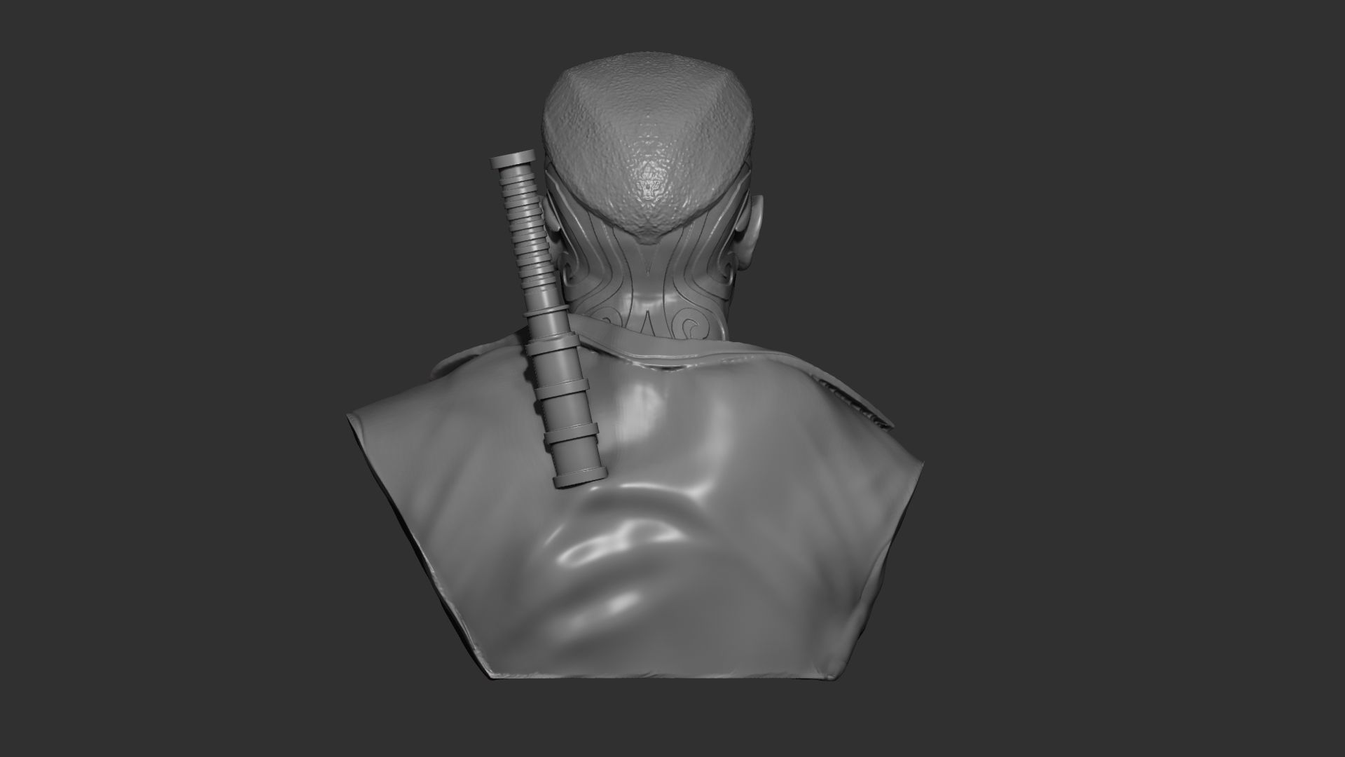 Bust Blade - 3D Print 3D print model_7