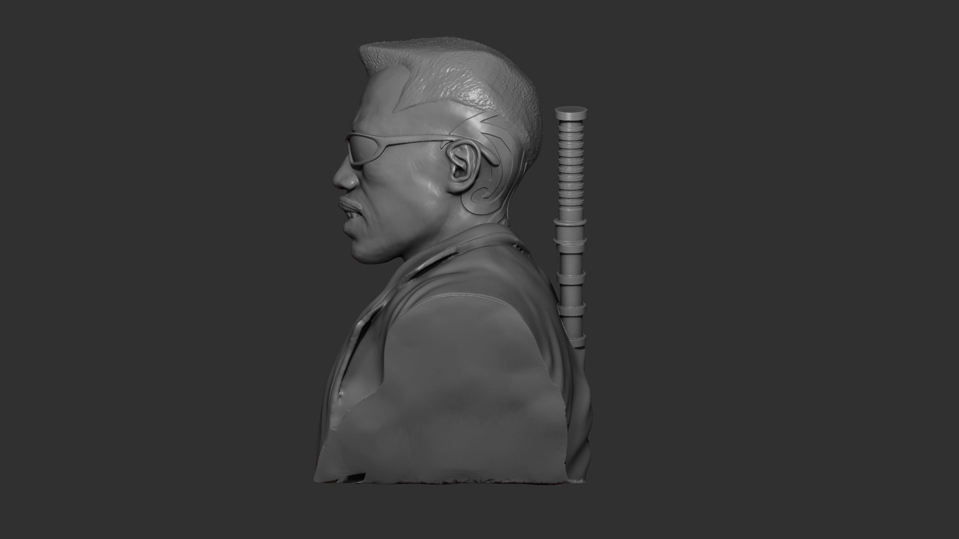 Bust Blade - 3D Print 3D print model_5
