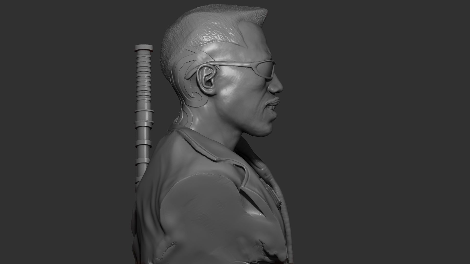 Bust Blade - 3D Print 3D print model_3