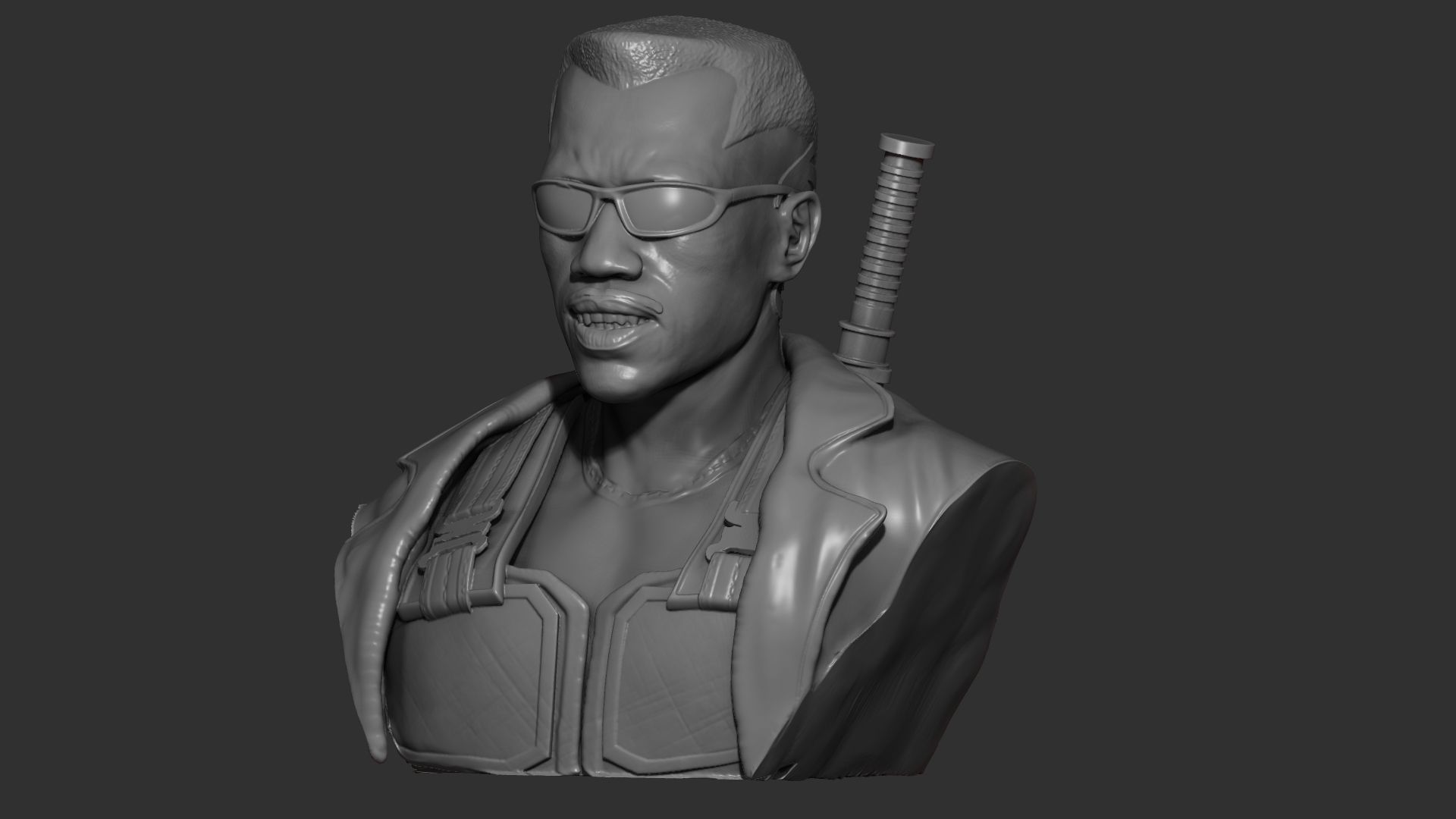 Bust Blade - 3D Print 3D print model_4