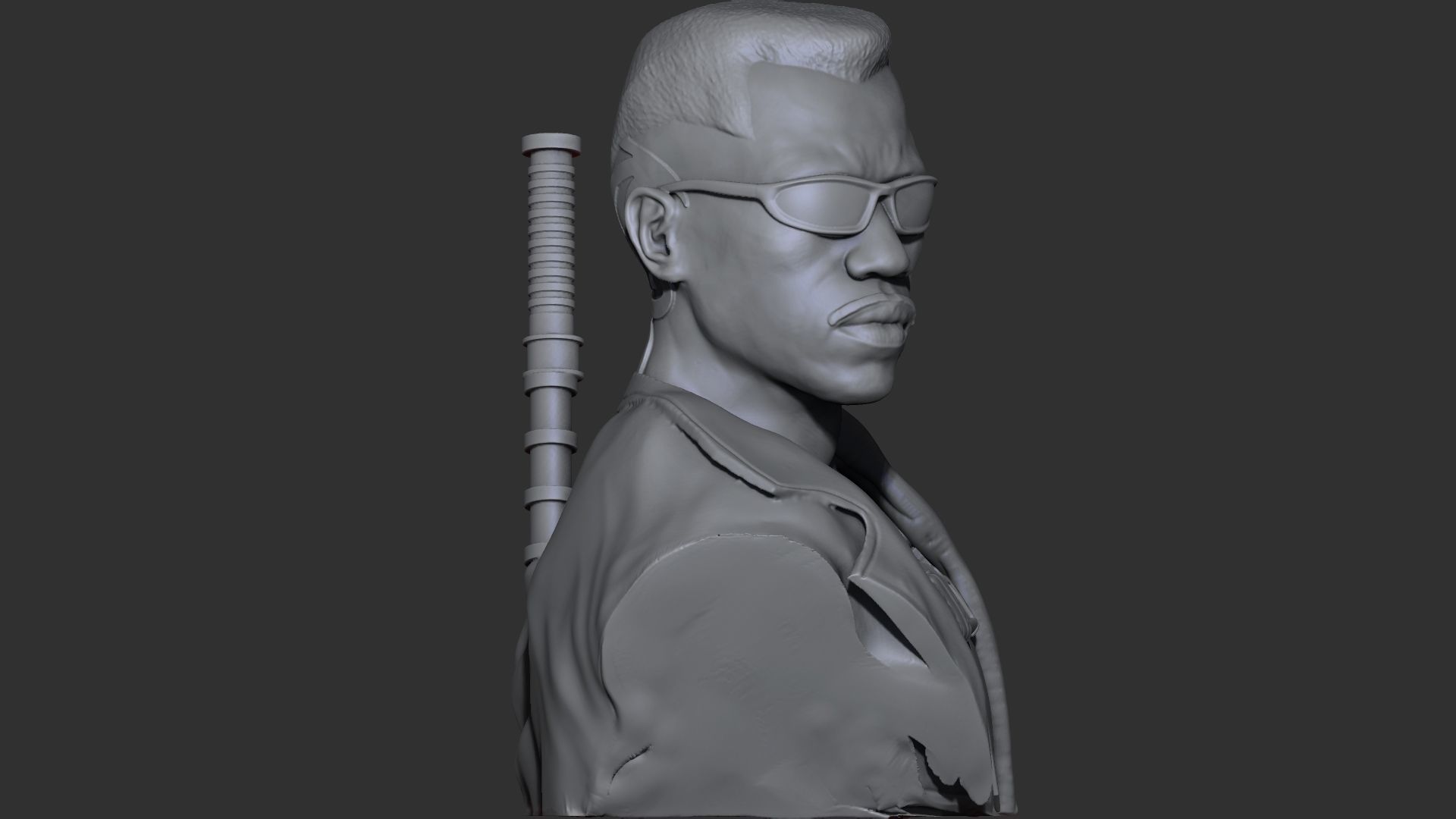 Bust Blade - 3D Print 3D print model_12