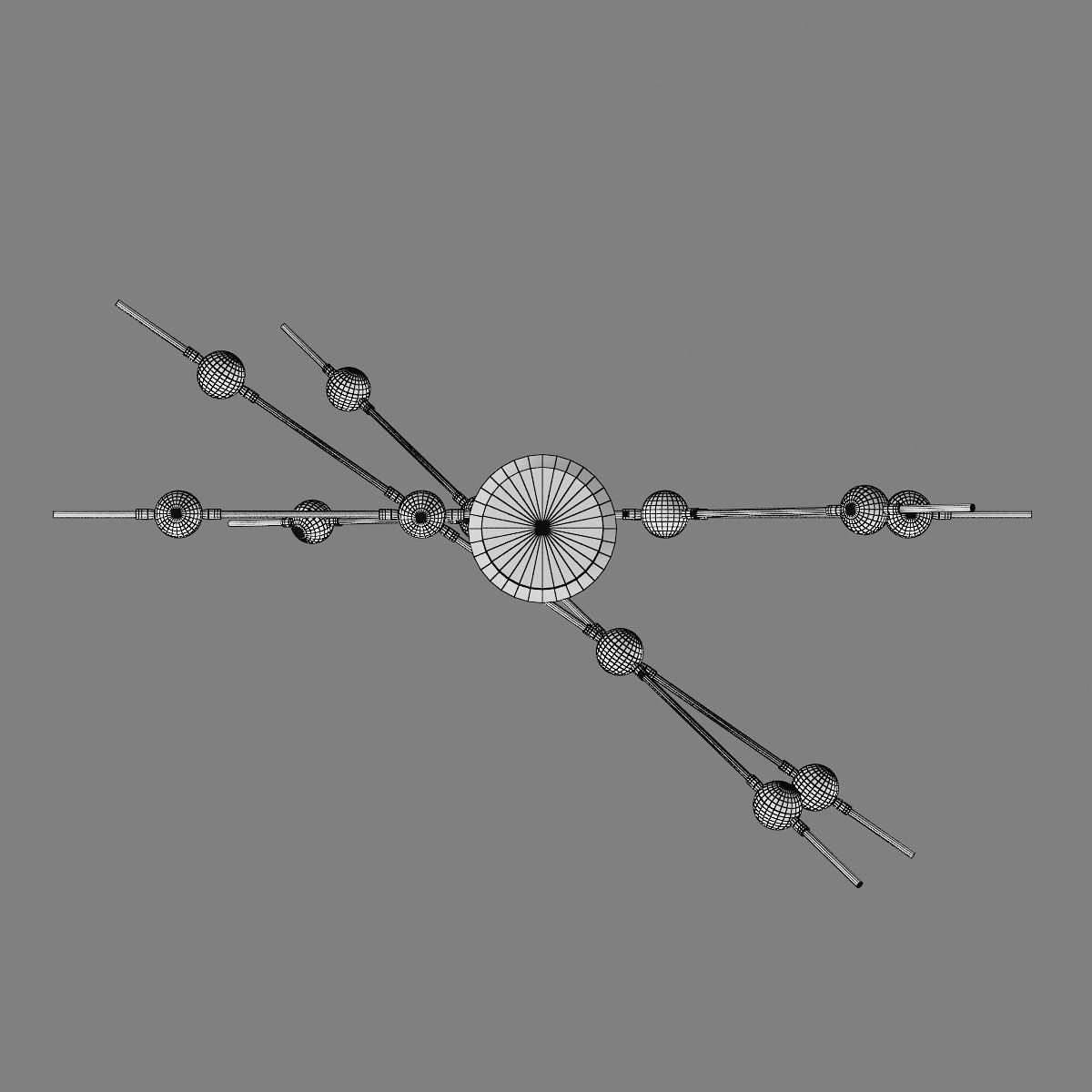 745247 Bergamo Lightstar Pendant chandelier 3D model_7