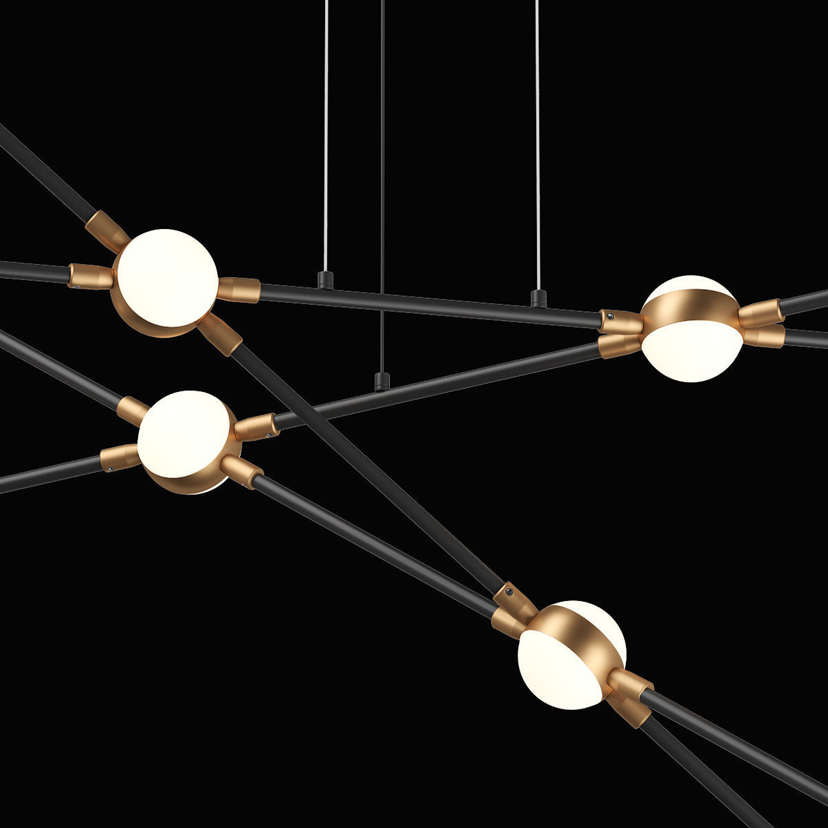 745247 Bergamo Lightstar Pendant chandelier 3D model_3