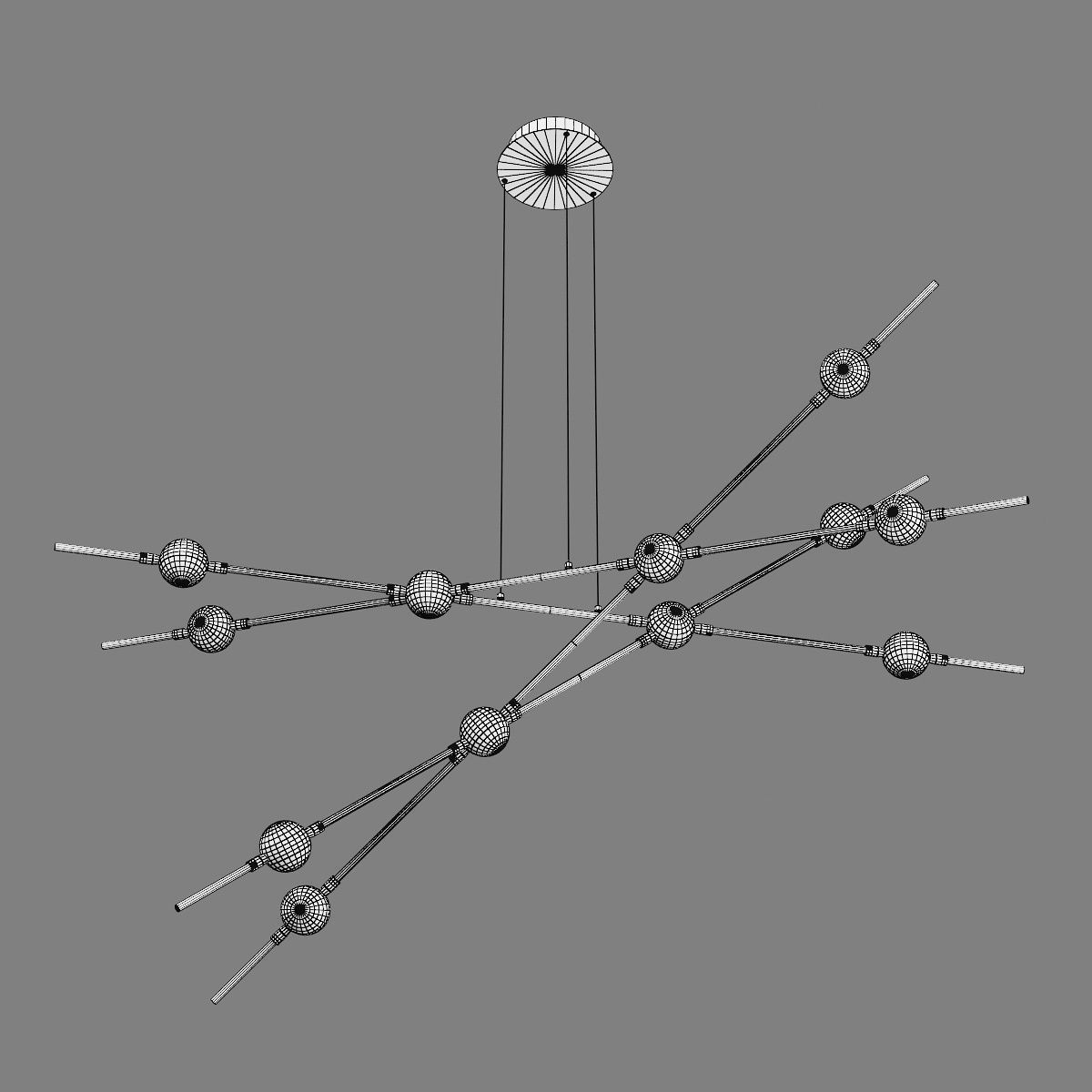 745247 Bergamo Lightstar Pendant chandelier 3D model_5
