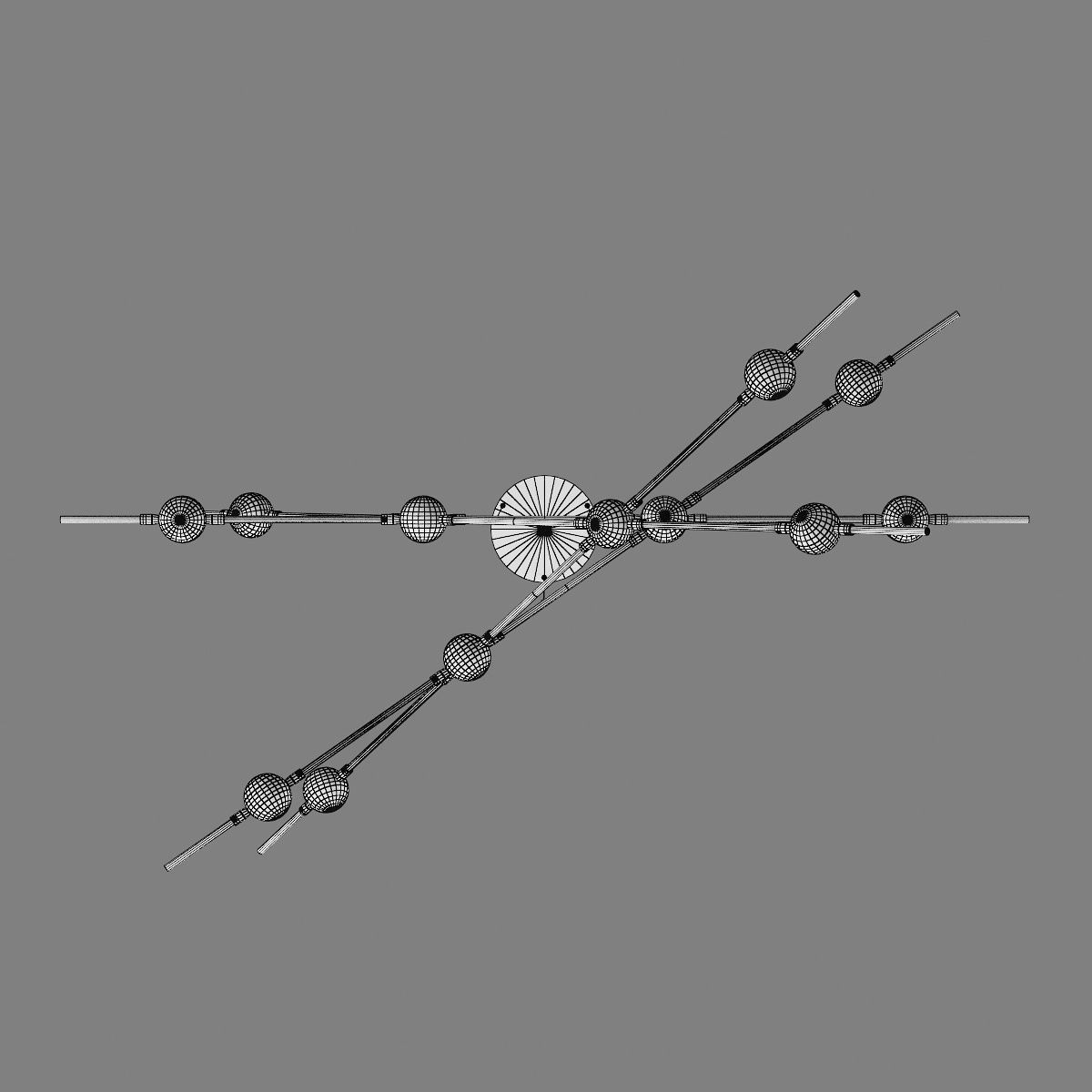 745247 Bergamo Lightstar Pendant chandelier 3D model_8