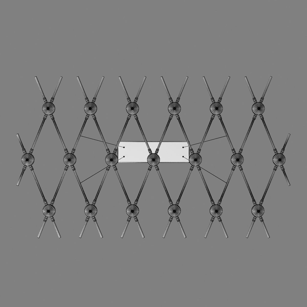 745347 Bergamo Lightstar Pendant chandelier 3D model_8