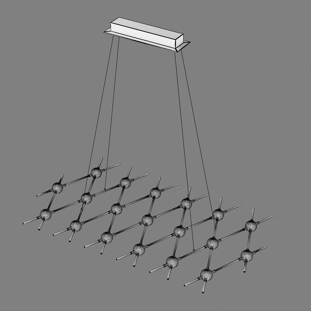 745347 Bergamo Lightstar Pendant chandelier 3D model_6