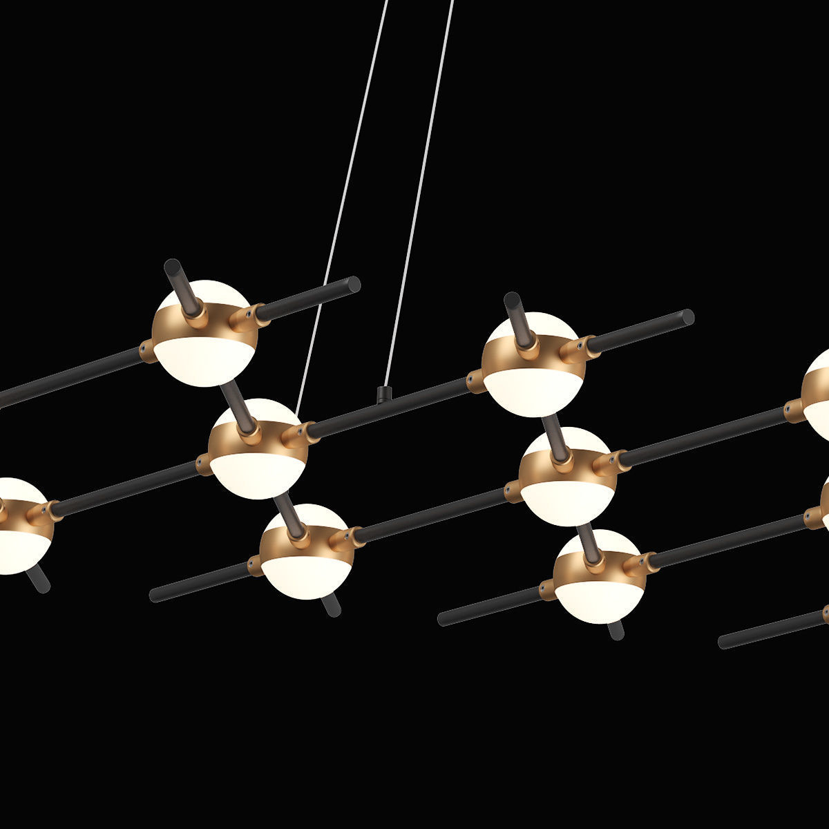745347 Bergamo Lightstar Pendant chandelier 3D model_3