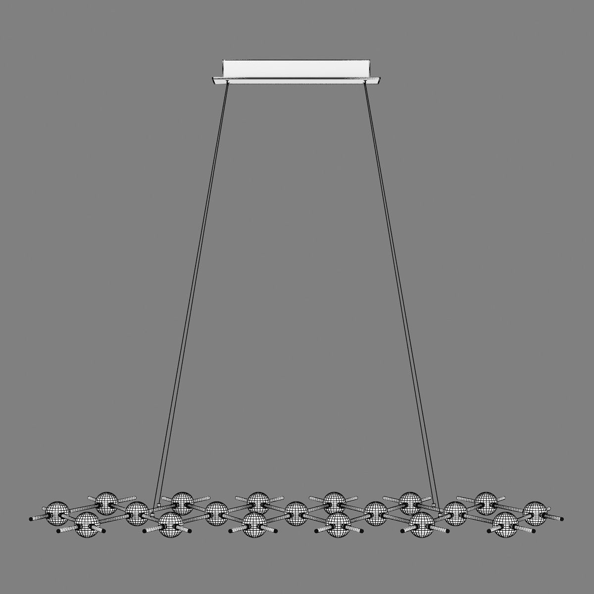 745347 Bergamo Lightstar Pendant chandelier 3D model_4