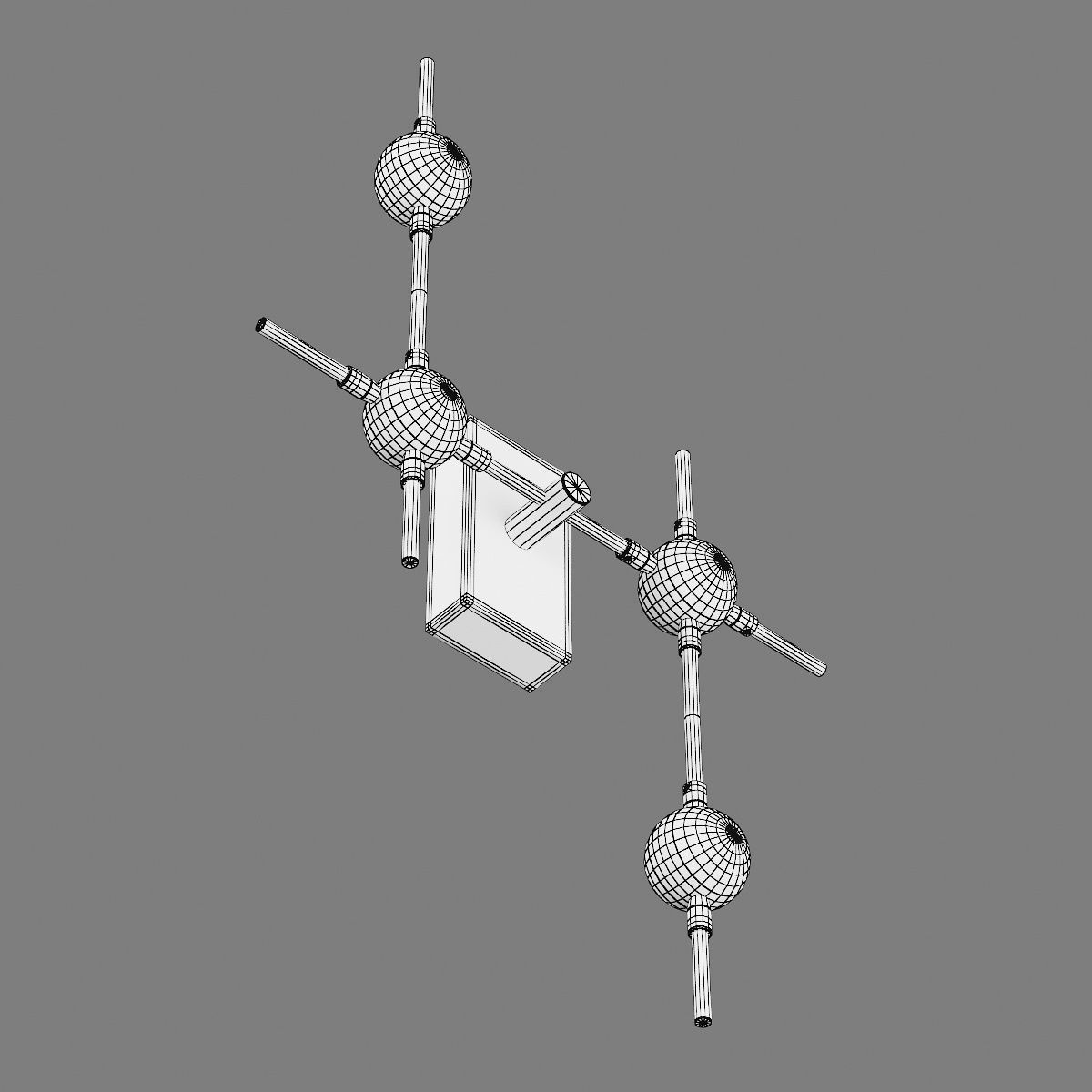 745647 Bergamo Lightstar Sconce 3D model_10