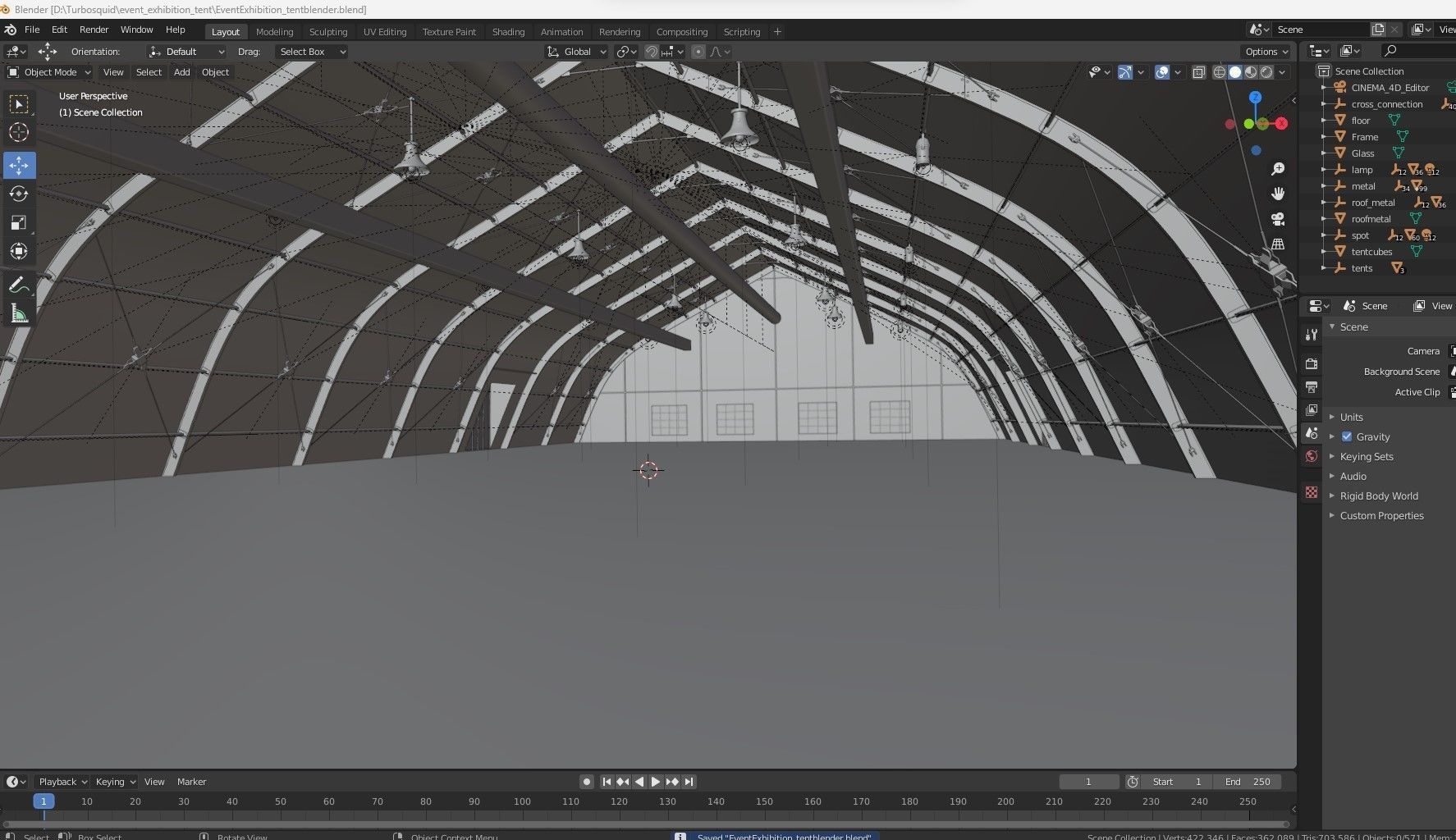 Event Exhibition Tent 3D model_18