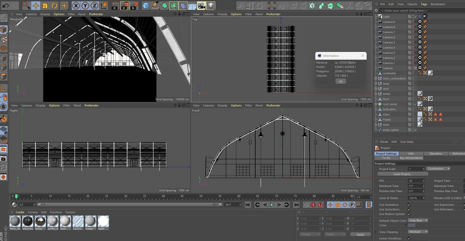 Event Exhibition Tent 3D model_19