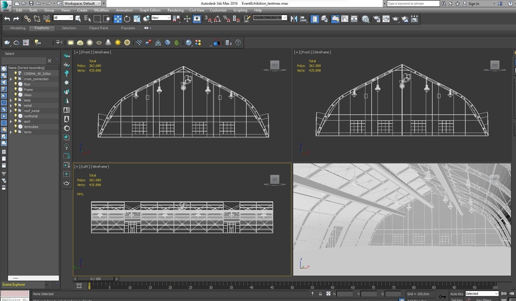 Event Exhibition Tent 3D model_20