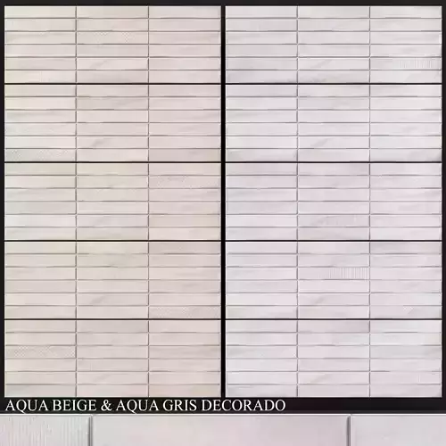 Decorado Aqua Beige And Aqua Gris 3D model