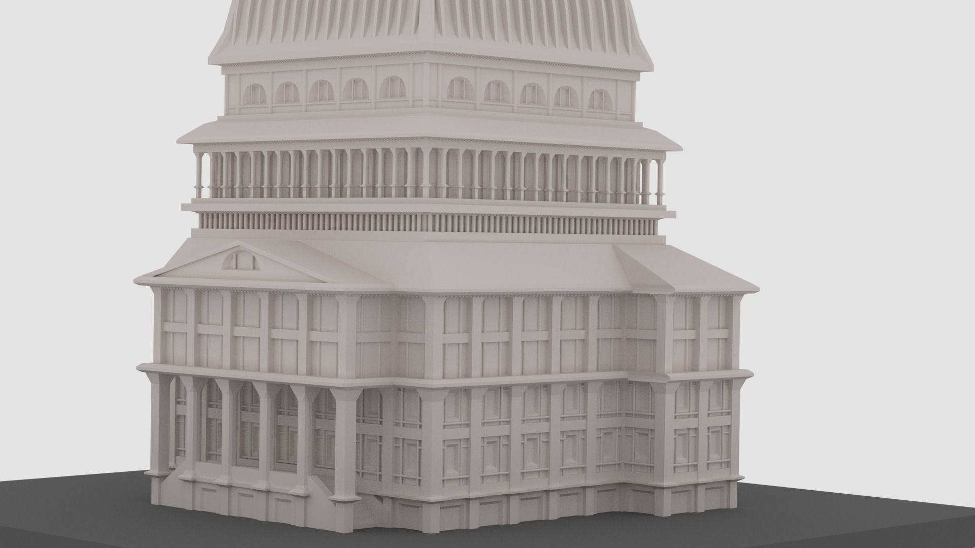 Italian Monuments 3D Model Collection_5