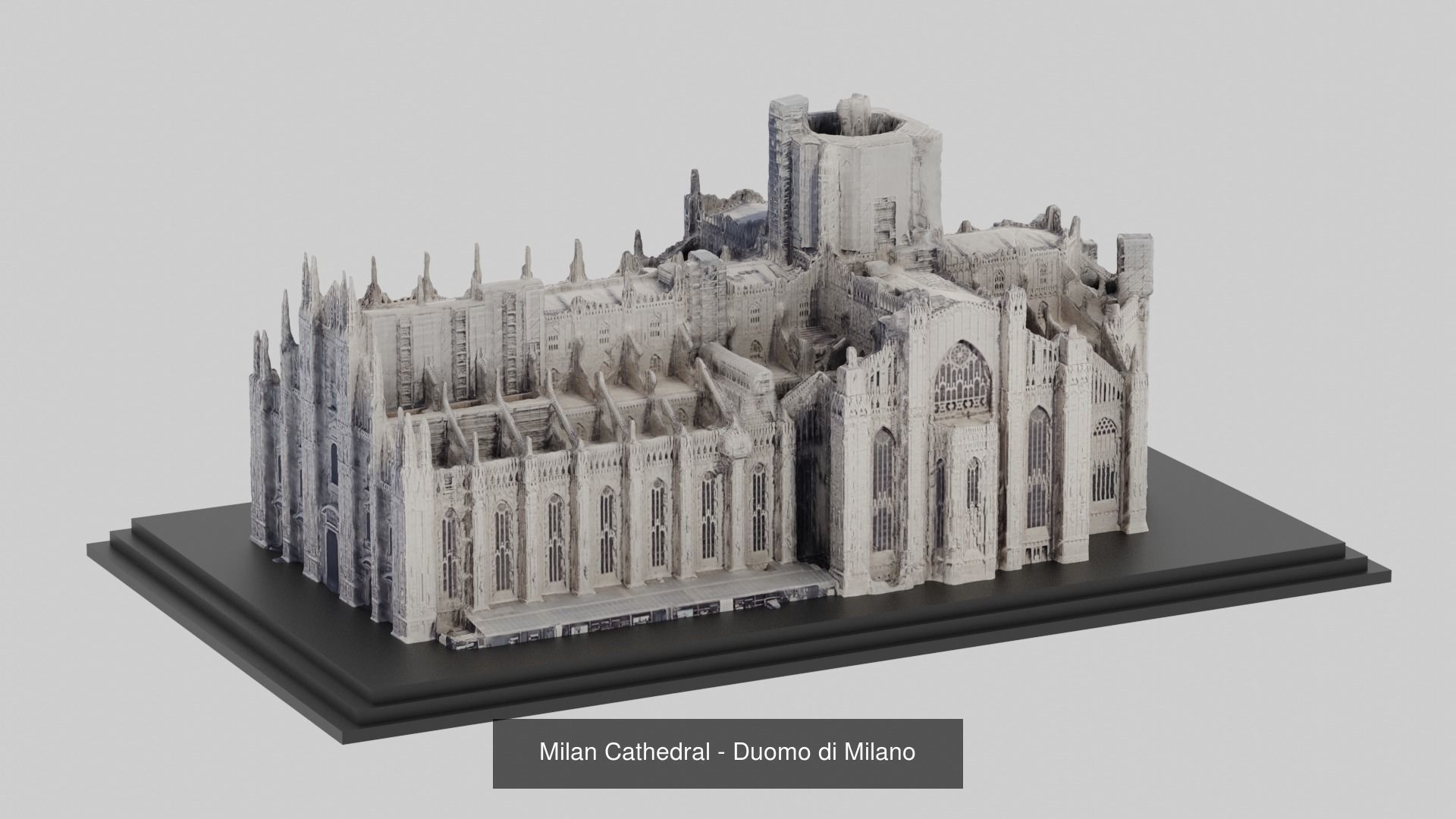 Italian Monuments 3D Model Collection_3