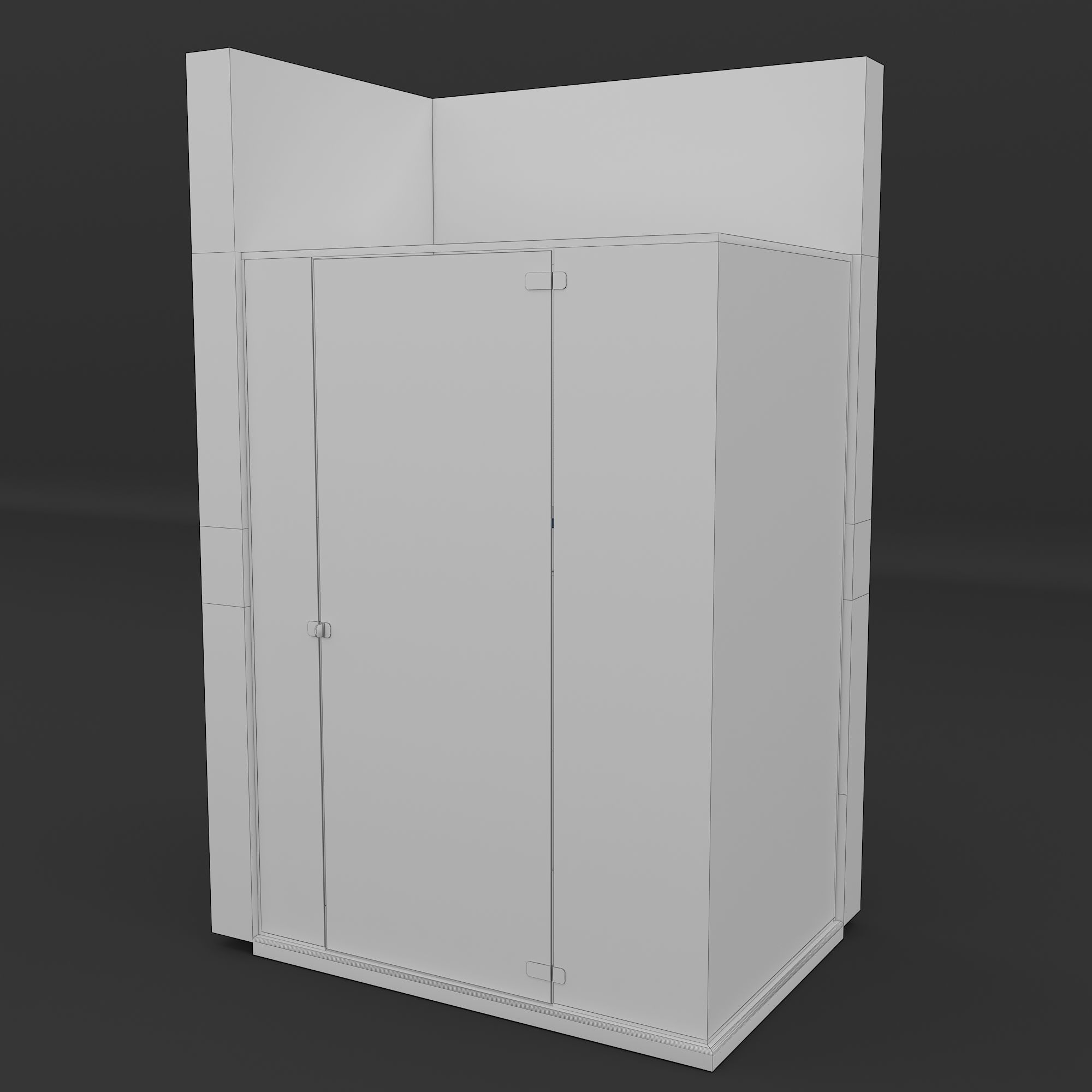  Shower Cabin 3D model_10