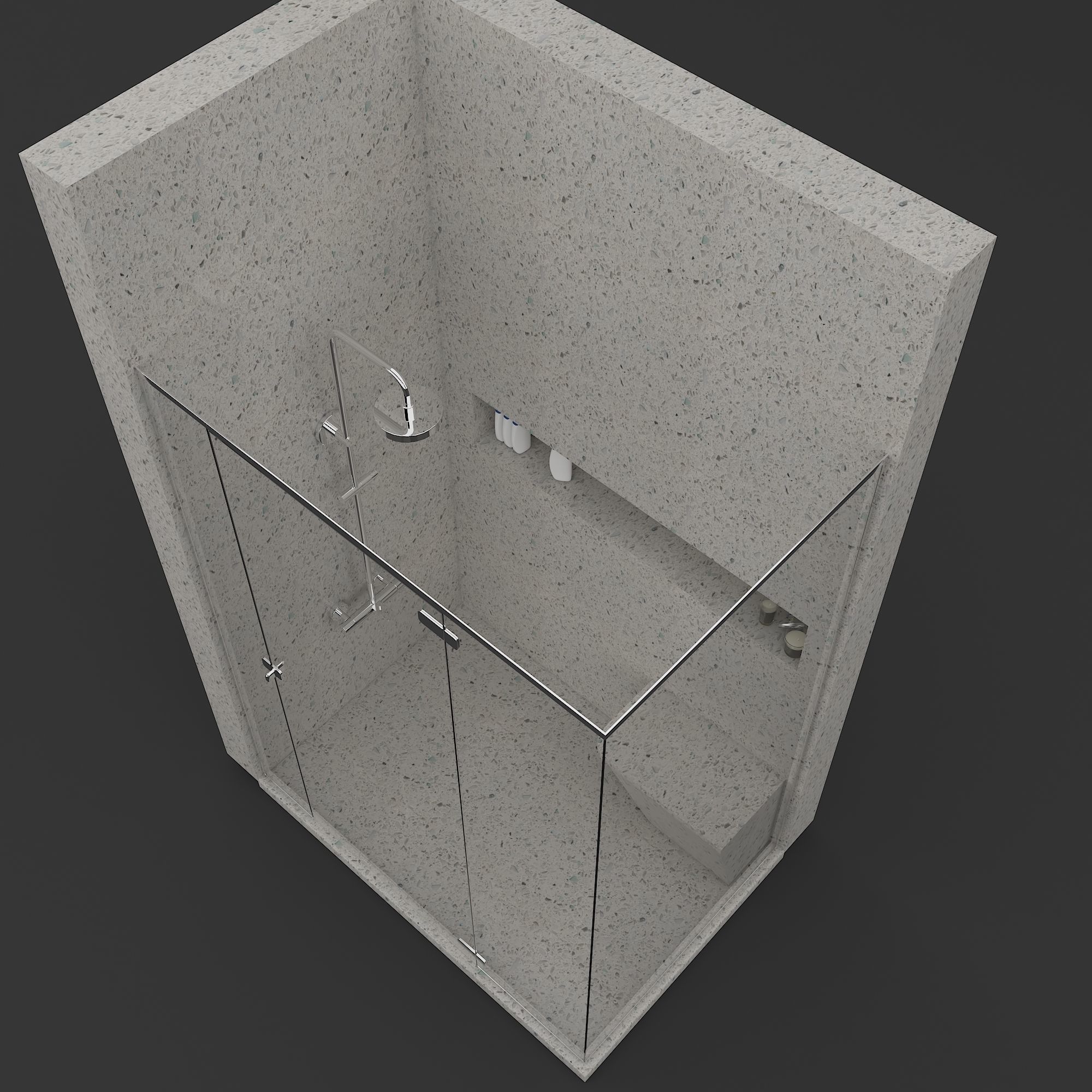  Shower Cabin 3D model_4