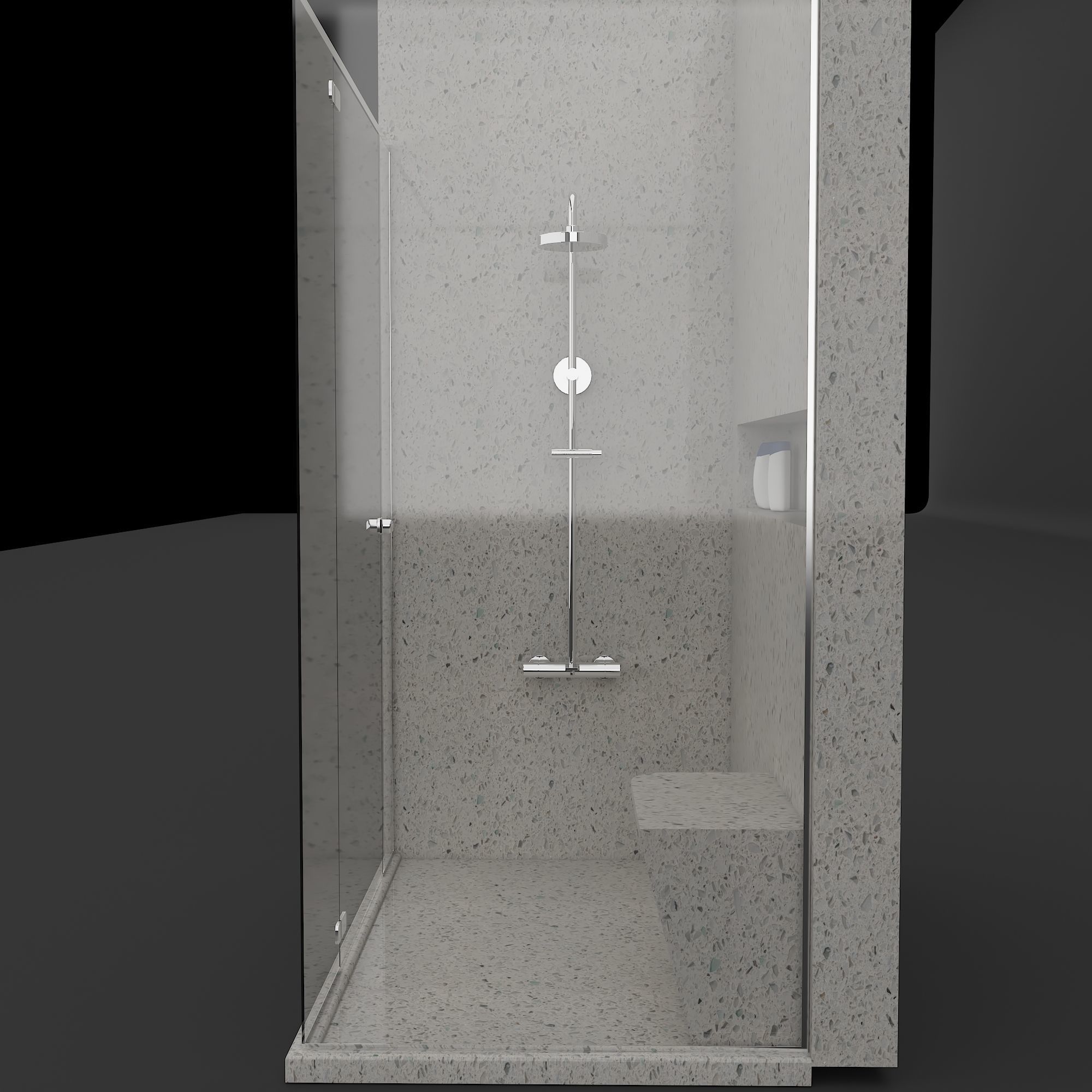  Shower Cabin 3D model_6